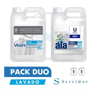 Packduo N°1 Lavado De Ropa Ala Jabón Liquido Mas Vivere X  5