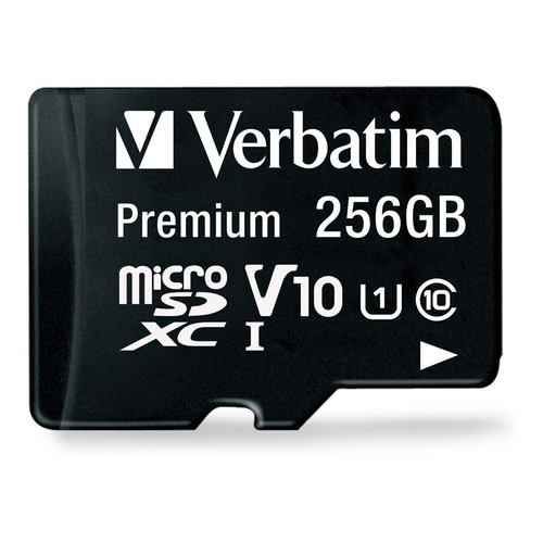 Tarjeta Memoria Micro Sd Xc 256gb Clase 10 Verbatim 70364