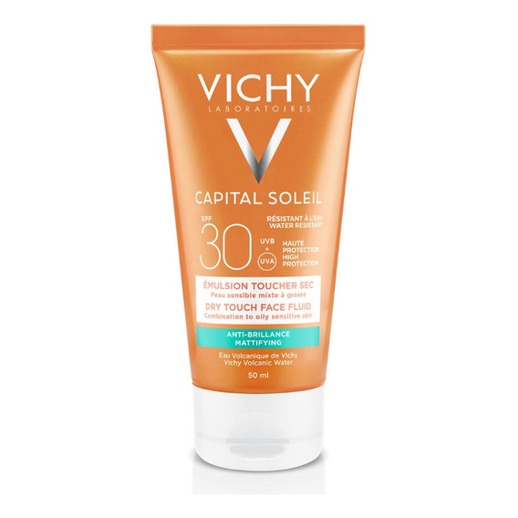 Protector Solar Vichy Idéal Soleil Toque Seco Fps 30 X 50 Ml