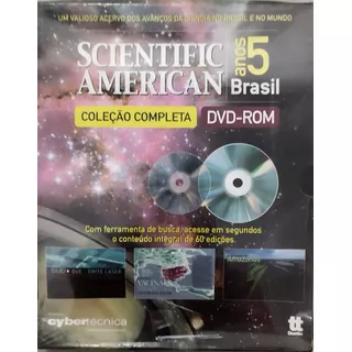 Scientific American Brasil -coleção Completa Dvd-rom-lacrada