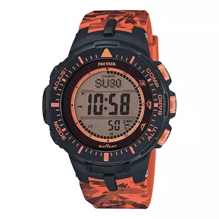 Prg-300cm-4dr - Reloj Casio Protrek Plastico Color De La Correa Bicolor Color Del Bisel Bicolor Color Del Fondo Bicolor