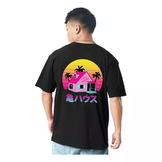 Remera Oversize Dragon Ball - Kame House - Urban Style