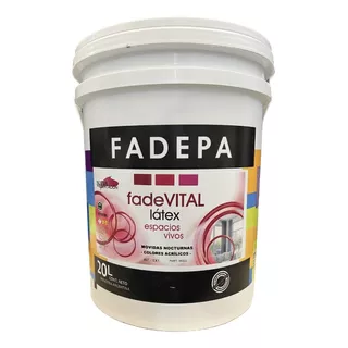 Látex Fadepa Acrílico Color Ext-int Lavable 10 Litros