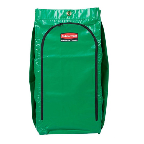 Bolsa Para Carro De Limpieza Rubbermaid De Vinil 129 Litros Color Verde