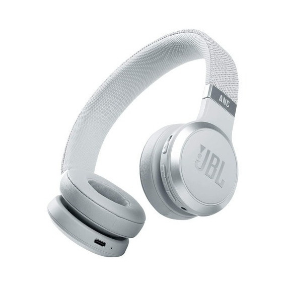 Auriculares JBL Live 460Nc Inalámbricos Bluetooth Gamer Wireless Micrófono Color Blanco