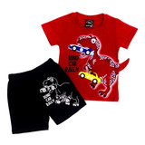 Conjunto Short Niño Black Tuna 9166 #1 A 5 Años