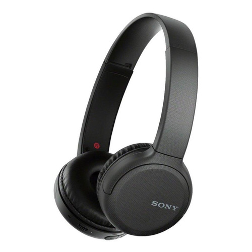 Fone de ouvido on-ear sem fio Sony Bluetooth WH-CH510 wh - ch-510 preto com luz  verde escuro