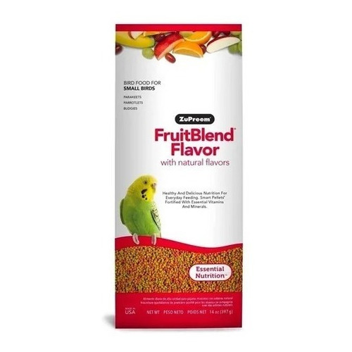 Alimento Para Periquito Australiano Fruitblend Zupreem 397 G