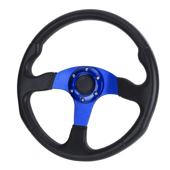 Volante Racing Car Sport Deep Dish 6 De 350 Mm/14 Pulgadas