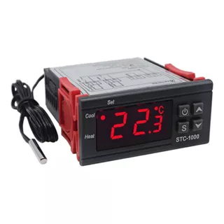 Termostato Digital Controlador Temperatura 110-220v Stc1000