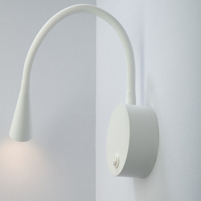 Aplique Led Moderno Cabecera Con Tecla Waller C Negro Vk