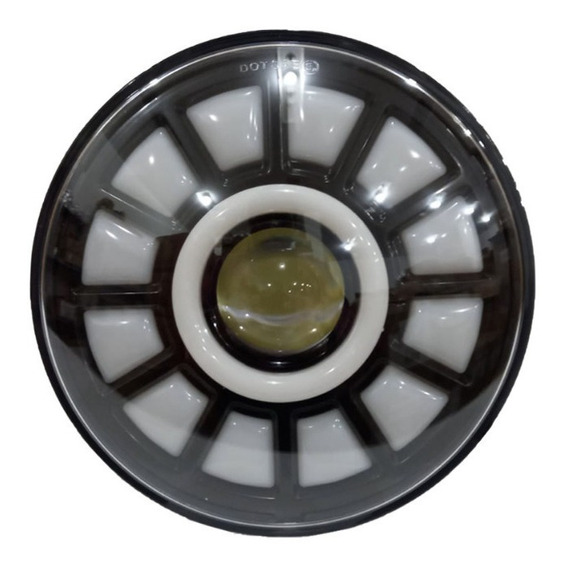 Faro Led Neblinero Redondo 7'' 40 W Auto Moto Camioneta Jeep