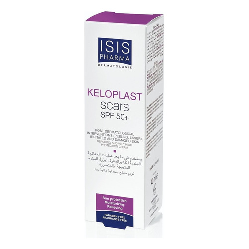 Isispharma Keloplast Scars 50+ 40ml Crema Facial Reparadora Tipo de piel Todo tipo de piel