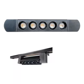 Luminaria Led Linear Pontual Dots 10w P/ Trilho Eletrificado