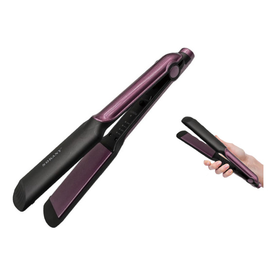 Plancha De Cabello Portátil Ergonómico Cerámica Púrpura 220v