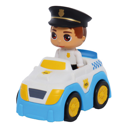 My Little Kids Auto De Policía Con Figura Juguete