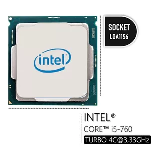 Intel Core I5 760 (1st Gen) Socket 1156 2.80ghz 8mb Cache