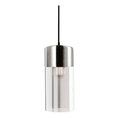 Colgante 3 Luces Gurion Cromo Cristal Moderno Apto Led Cie