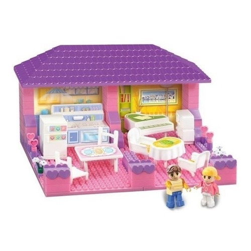 Bloques para armar Blocky House 01-0643 80 piezas  en  caja