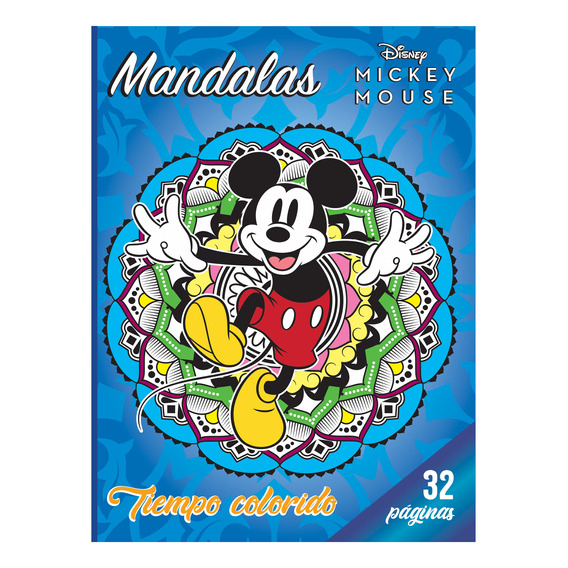 Disney Libro Para Colorear Mandalas 32 Páginas