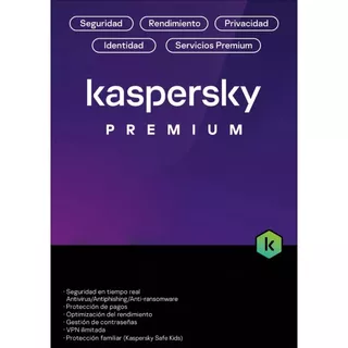 Kaspersky Premium, 5 Dispositivos, 1 Año