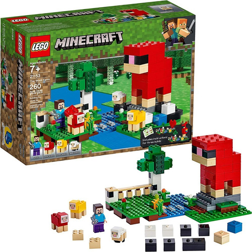 Kit De Construcción Lego Minecraft La Granja De Lana 21153
