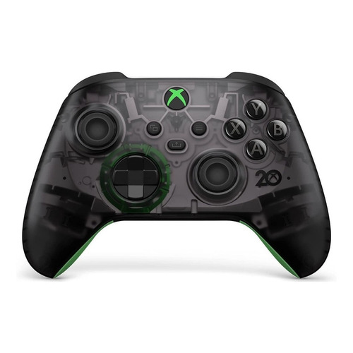 Control joystick inalámbrico Microsoft Xbox Xbox wireless controller 20th anniversary special Edition negro y verde