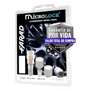 Tuercas De Seguridad Microlock 12 X 1.5 Para Rines Tuning