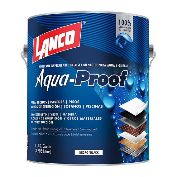 Membrana Impermeabilizante Aqua Proof Primer 1gl Lanco