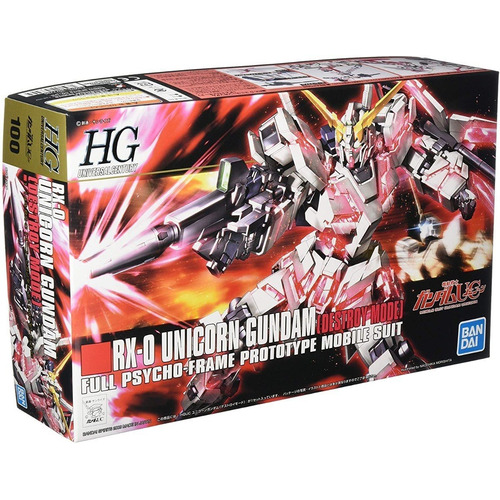Rx-0 Unicorn Gundam (destroy Mode) Hguc 1/144