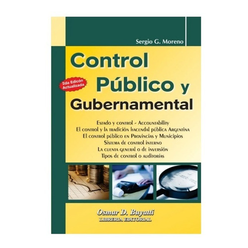 Control Público Y Gubernamental 2° Edicion Sergio Moreno