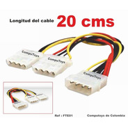 Cable (y) Poder Ide Molex 1 A 2 Ref: Fte01 Computoys Sas