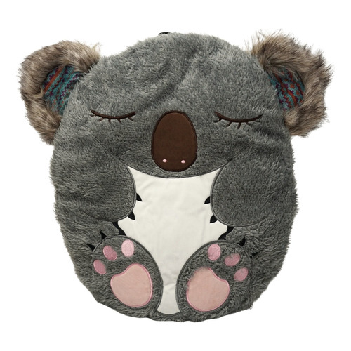 Cama Moises Para Perros Y Gatos Gigwi Snoozy Friendz Color Gris Oscuro Diseño Koala