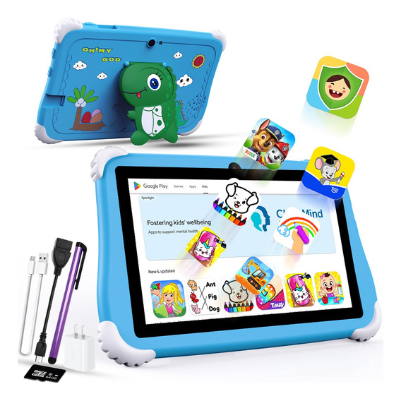 Tableta Infantil 7inch  Con Lápiz Táctil 6+128gb Android 13 