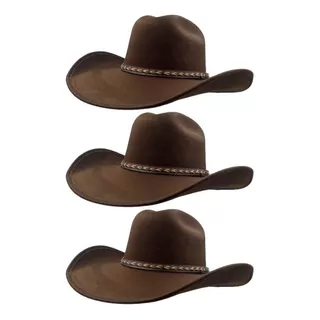 Sombrero Vaquero Texana Horma Elegante Unisex Mayoreo (3pz)