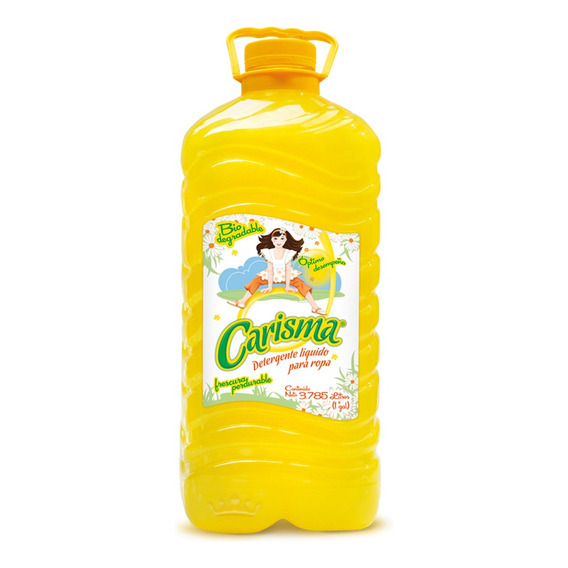 Detergente Biodegradable Líquido Carisma 3,785 Litros