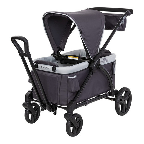Baby Trend Expedition 2-in-1 Stroller Wagon Liberty Midnigh Color Del Chasis Negro Color Gris