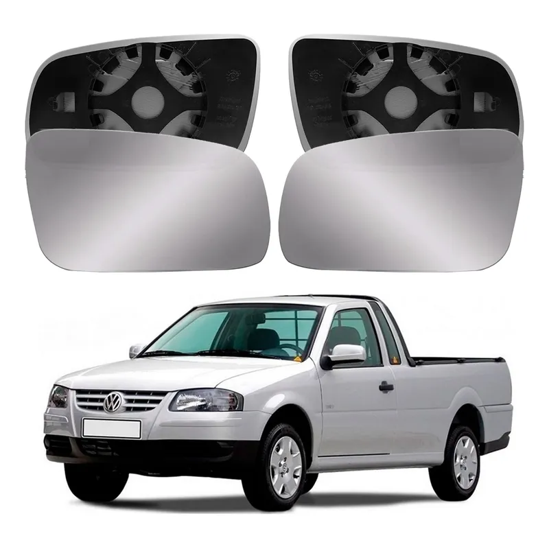 Par Lentes Retrovisor Saveiro G4 1.6 1.8 2.0 2000 A 2005