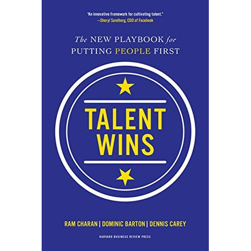 Talent Wins : The New Playbook For Putting People First, De Ram Charan. Editorial Harvard Business Review Press, Tapa Dura En Inglés