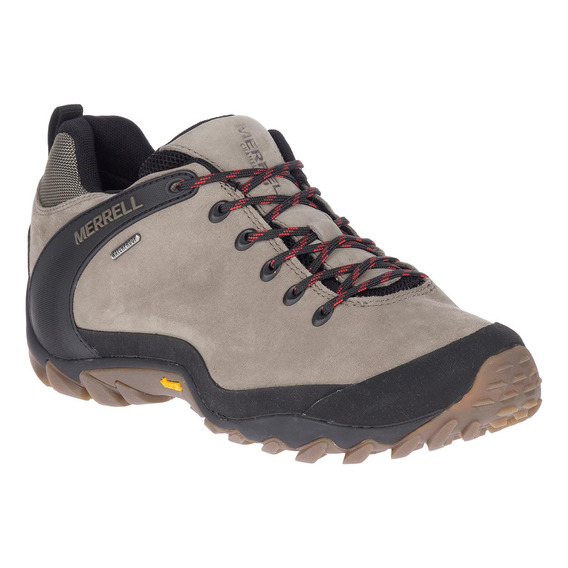 Zapatilla Hombre Cham 8 Ltr Wp Beige Merrell