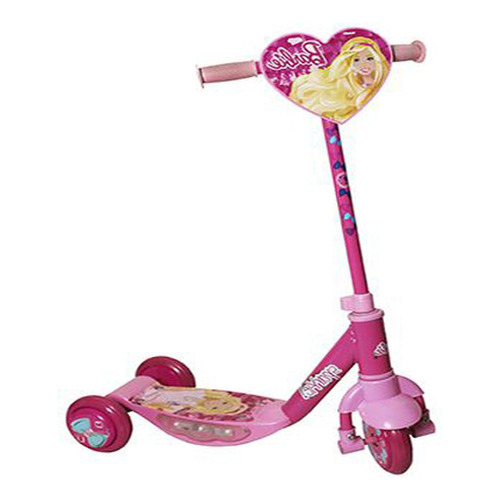 Scooter Para Niña Barbie Rosa F-sbb Flashing