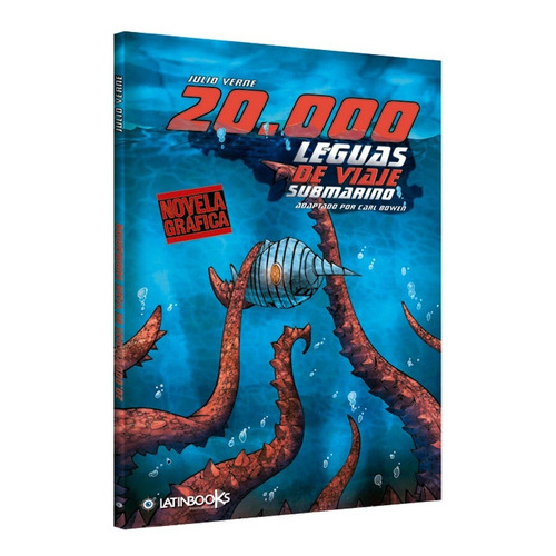 20.000 Leguas De Viaje Submarino - Novela Grafica, de Verne, Julio. Editorial Latinbooks, tapa blanda en español, 2009