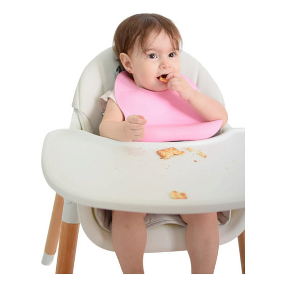 Babero Silicona Impermeable Para Comer 