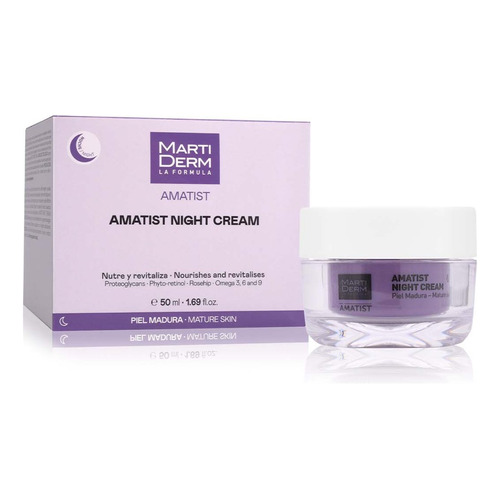 Martiderm Amatist Night Cream 50ml Momento de aplicación Noche Tipo de piel Todo tipo de piel