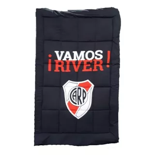 Acolchado River Futbol Infantiles Juveniles 1 1/2 Plazas Color Diseño 7 Diseño De La Tela Estampado