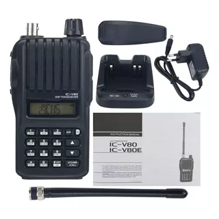 Radio Ic-v80e Icom Modelo Novo Transceiver Nautico