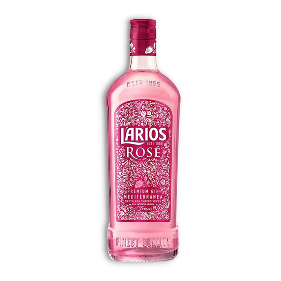 Ginebra Mediterránea Larios Rosé 700ml Destilado Premium