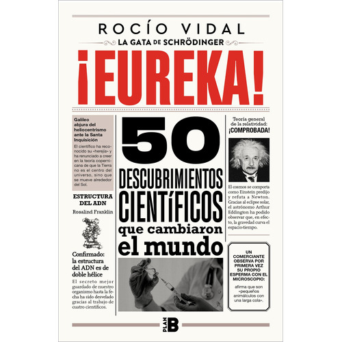 ¡Eureka!: 50 descubrimientos científicos que cambiaron al mundo, de Vidal, Rocío. Serie Ah imp Editorial Plan B, tapa blanda en español, 2021