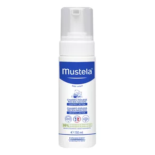 Shampoo Mousse Mustela Bébé Costra Láctea 150ml