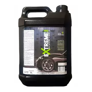 Pretinho 5l Pneu - Black Tire - Extreme Pro Não Sai Com Agua